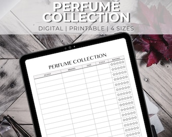 Perfume Collection | Essential Oil Log | Fragrance Oils | Room Fragrance | Perfume Bottle | Fragrance Collection | Perfume Scents