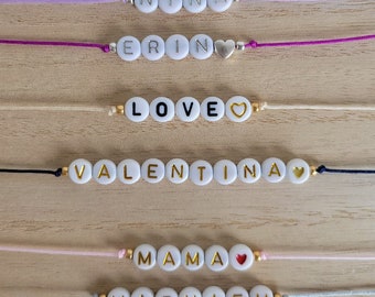 Pulsera con nombre, pulsera personalizada, banda con nombre, pulsera con nombre, pulsera con nombre, pulsera personalizada