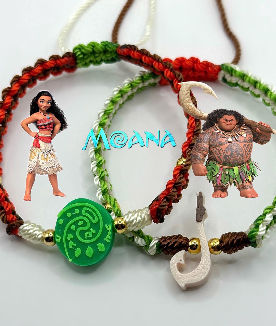 Moana & Maui Bracelets - Etsy