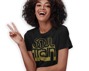 Soul Train Hand Printed T-Shirt Birthday Gift