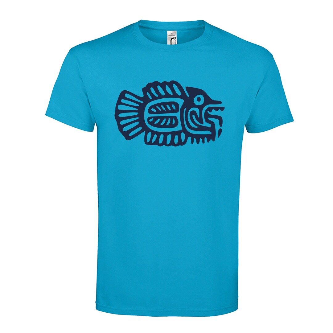 Ancient Mayan Fish Symbol T-shirt Birthday Gift - Etsy