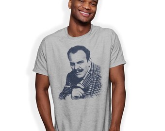Terry Thomas Classic Comic Actor Hand Printed T-Shirt Gift