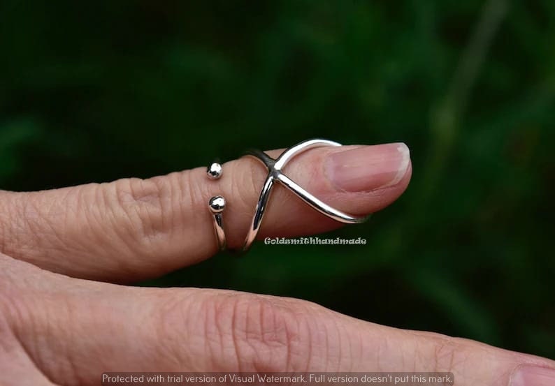 Rings for Arthritic Fingers, Arthritis Finger Splint Ring, Birthday Gifts  for Grandma From Granddaughter, Arthritis Ring for Index Finger -   Denmark