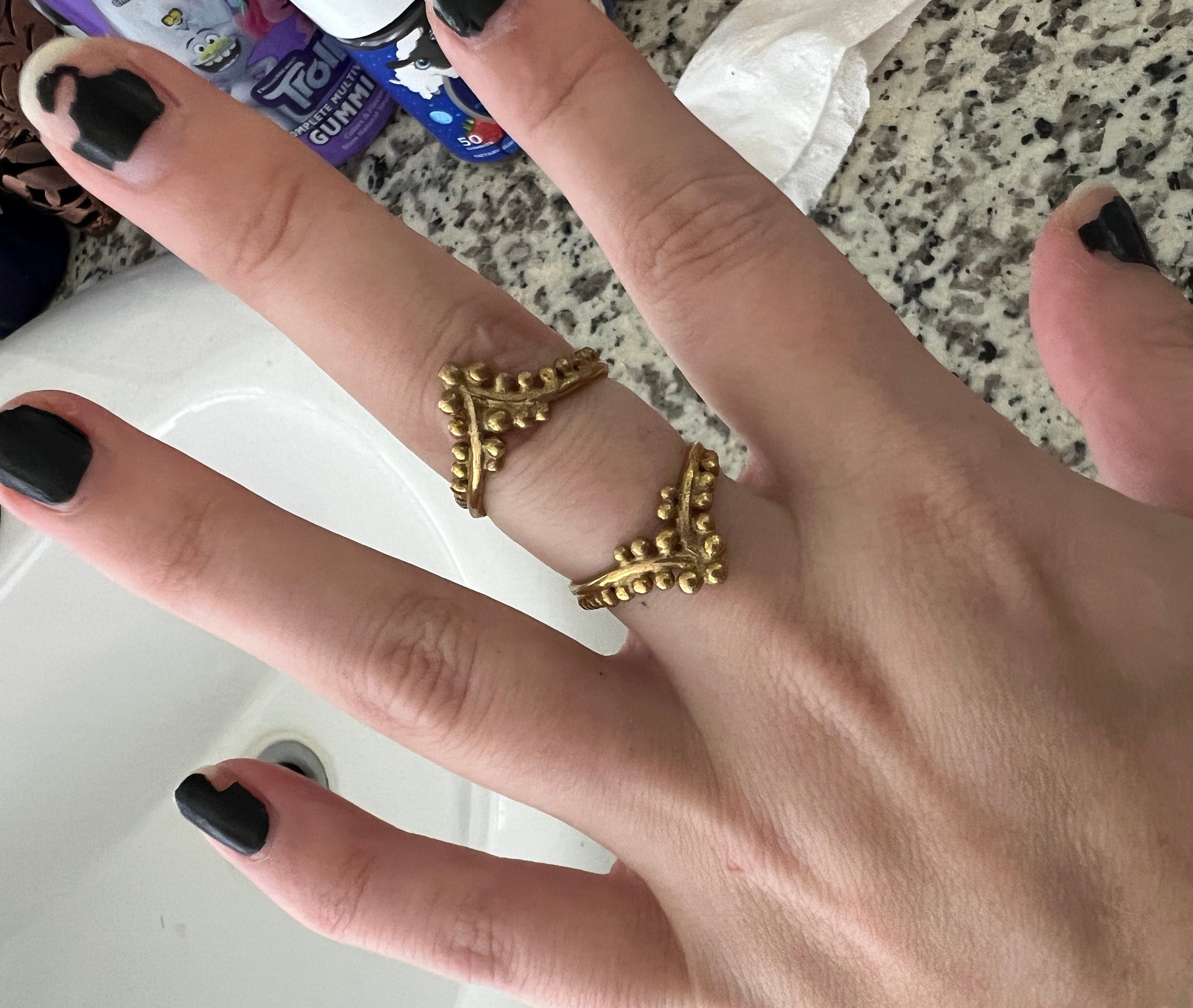 Swan Neck Deformity Silver Ring Splint 925 PIP Holes Etsy Canada