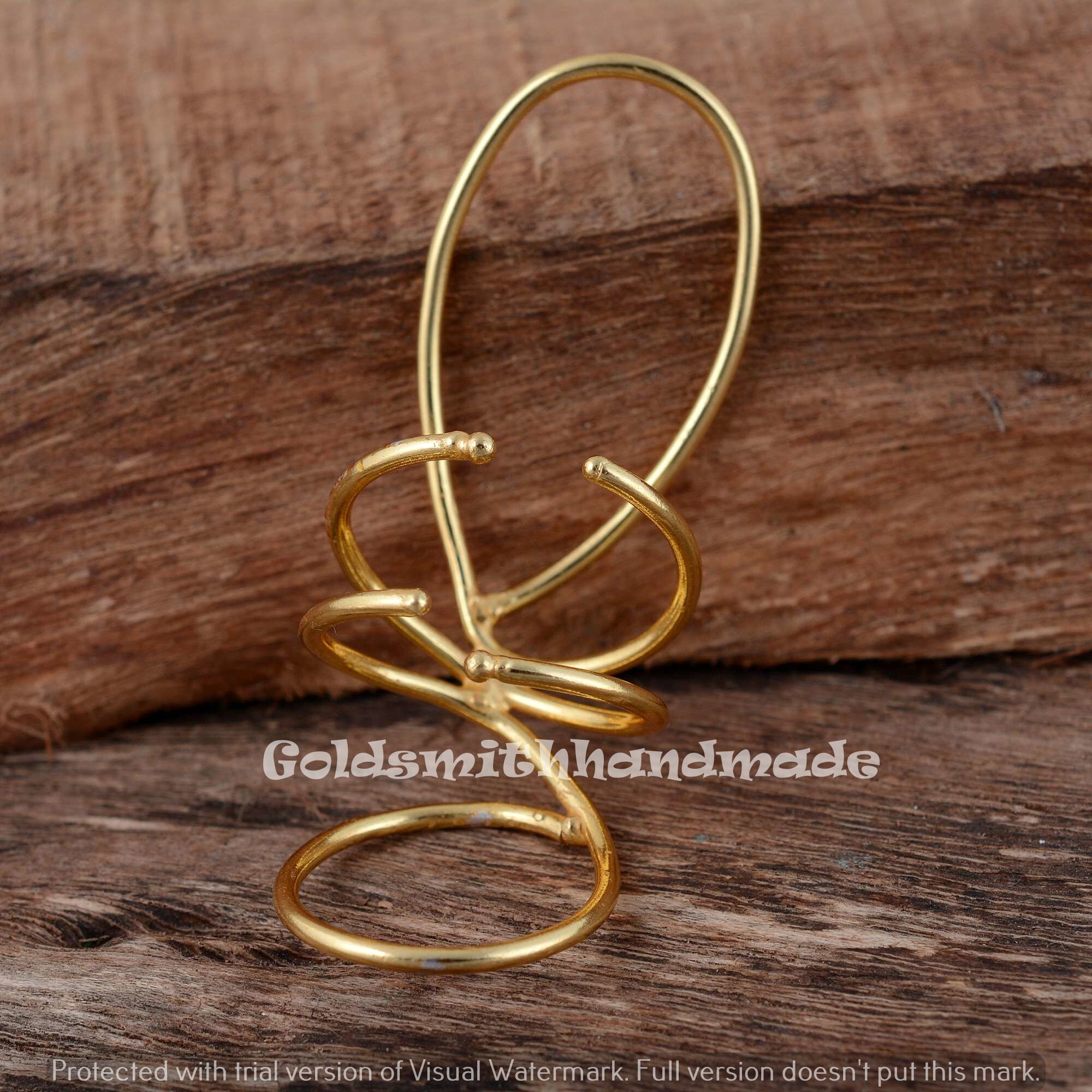 Gold Arthritis Ring Arthritis Sterling Ring Handmade Etsy