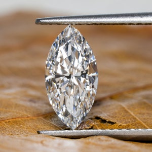 1.00CT Marquise Cut Diamond, E/VVS Loose Marquise Lab Grown Diamond, for Custom Engagement Ring or Pendant, Diamond for Women,Birthday Gift