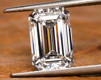 2.57 CT IGI Certified Emerald Cut Lab Grown Diamond Lab Created Loose Diamond  For Wedding Ring Man Made Diamond For Gift For Solitaire Ring