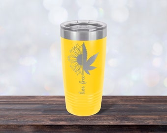 Live Free, Laser-engraved Tumbler, Girlfriend Gift, Best Friend Cup, Personalized