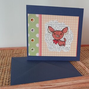 Perro Corgi, lindo, fiesta, cumpleaños, todas las ocasiones, hecho a mano