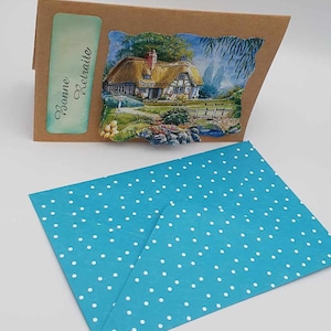 Carte "Bonne retraite" cottage, maison à la campagne