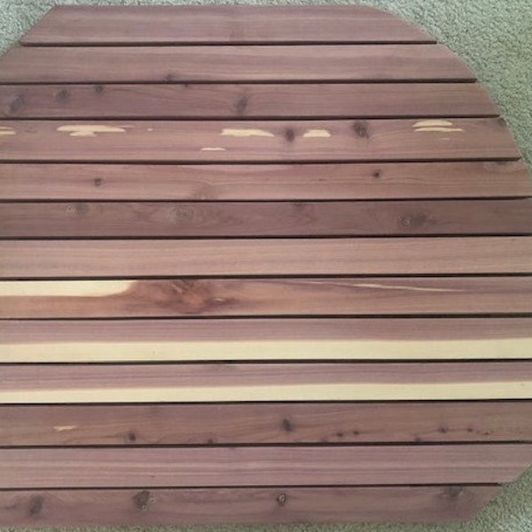 Teak Shower Mat Etsy