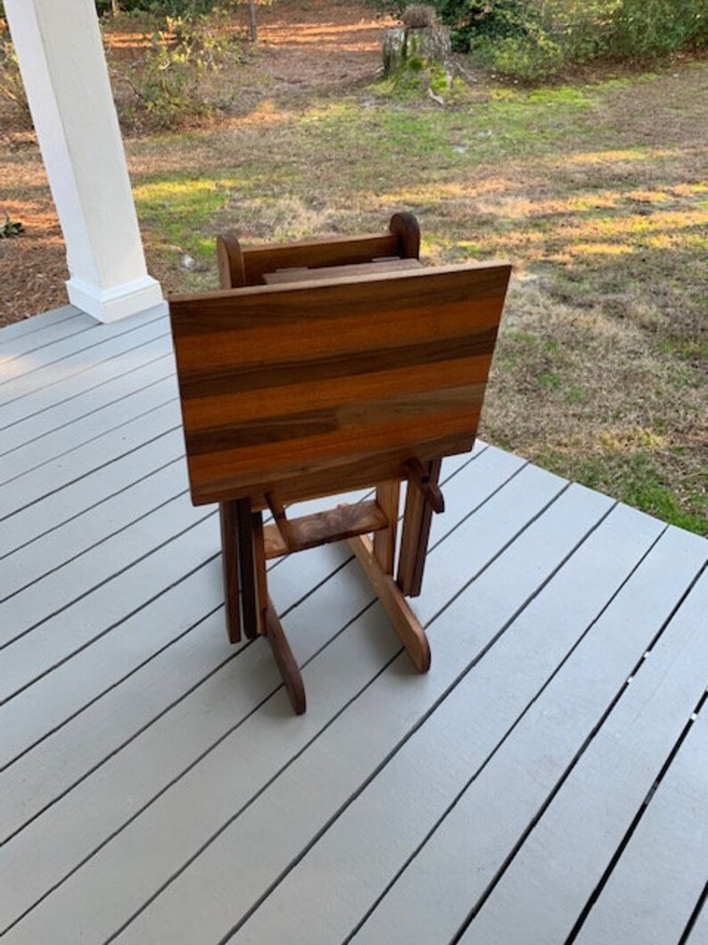 Custom TV Tray Rack Etsy