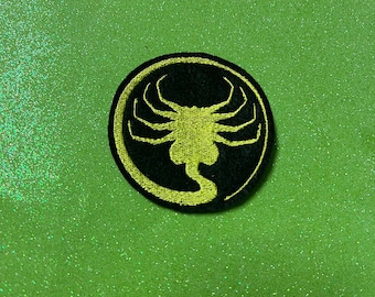 Alien Facehugger Embroidered Patch - Sci-Fi Movie (3in)