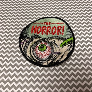 The Horror Pulp Comic Patch
