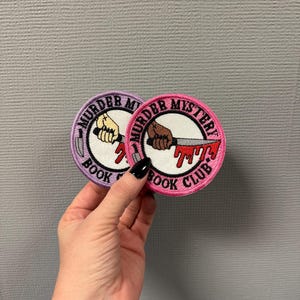 Murder Mystery Book Club Patch