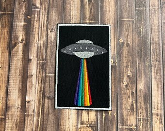 UFO-patch regenboog