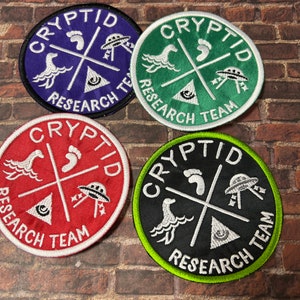 Cryptid Research Team Patch