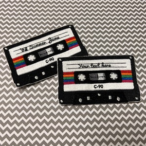 Personalizable Cassette Tape Patch