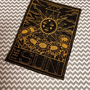 Sun Tarot Card Patch