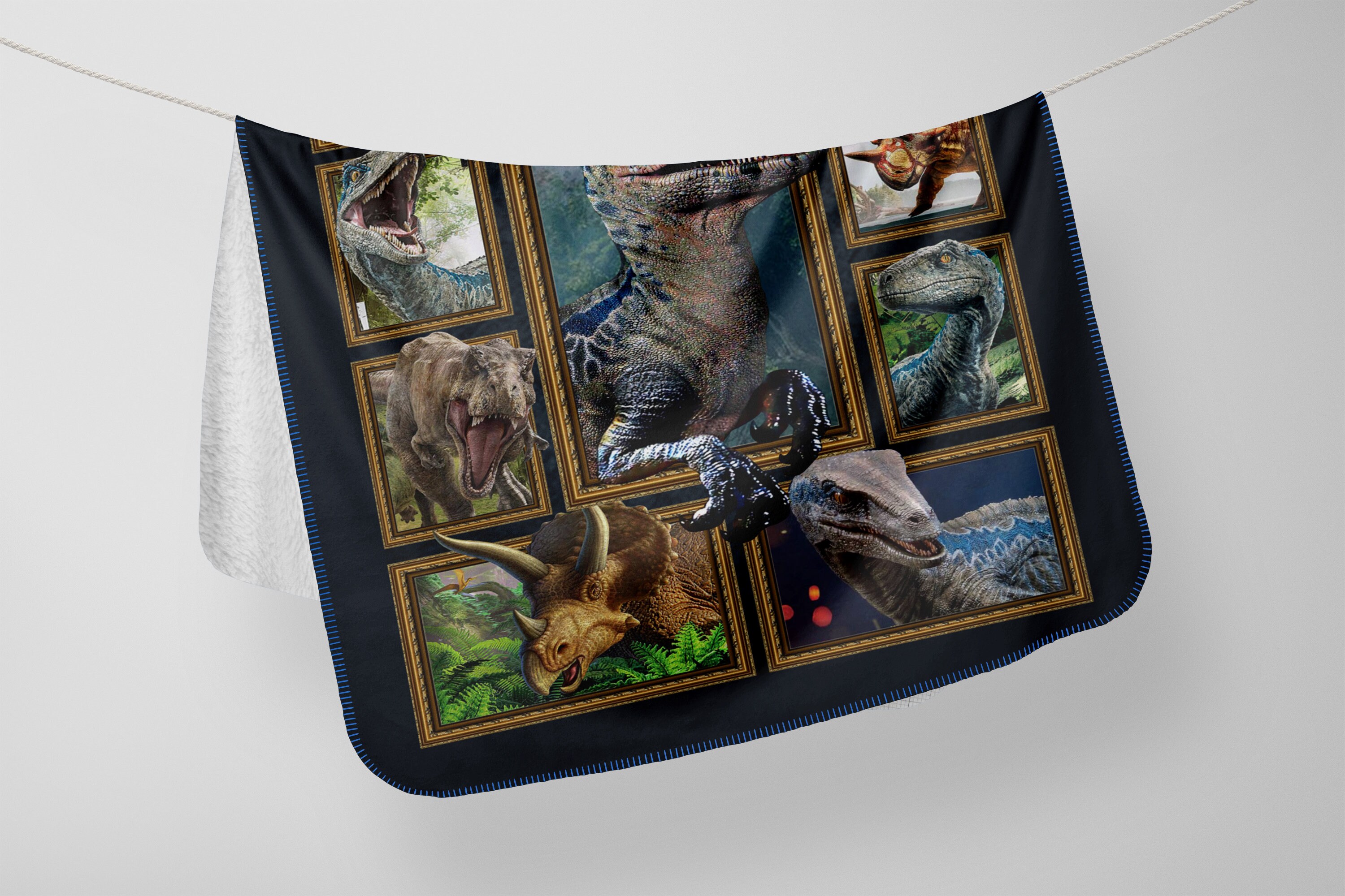 Dinosaur Sherpa Blanket Dinosaurs Fleece Blanket Dinosaur Etsy Canada