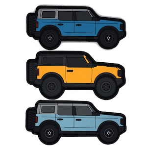 Ford Bronco 4 Door 2 Door 6th Gen PVC Rubber Accessories Patch Hook Backing for Headliner