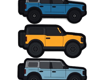 Ford Bronco 4 Door 2 Door 6th Gen PVC Rubber Accessories Patch Hook Backing for Headliner