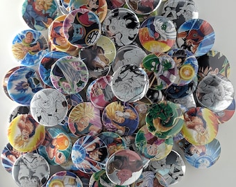 Dragon Ball TCG Button Pins: Random Anime Booster Pack 1.75 inch