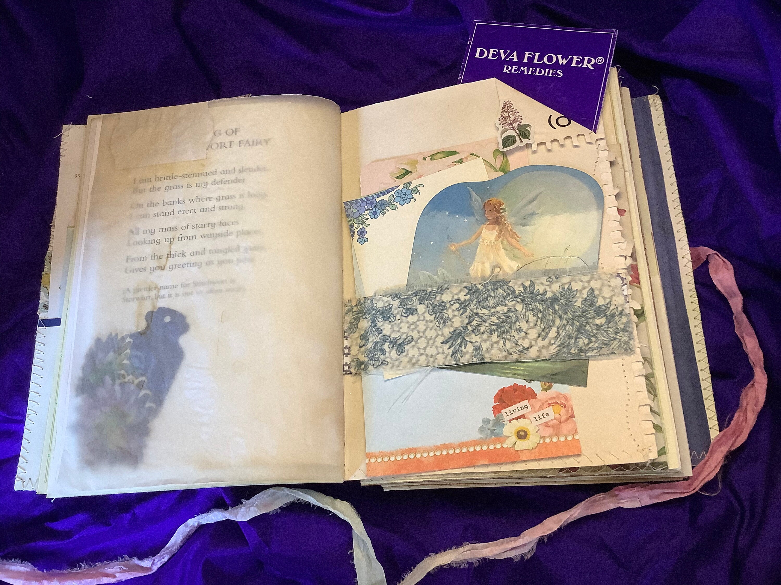 Fairy and Flower Garden Witch Junk Journal Ribbons, Tags, Ephemera and More Etsy