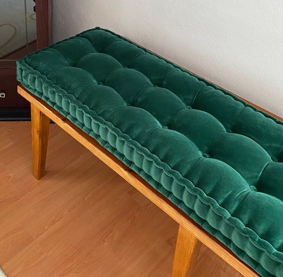 Velvet Fabric Cushion Bench Cushion Daybed Cushion French Cushion Baroque Home Decor Floor Pillow Window Seat Reading Nook Etsy