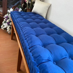 Suet Samt Stoffkissen | Bankauflage Tagesbett Kissen | Französisches Kissen | Wohnkultur | Bodenkissen | Fensterbank | Leseecke