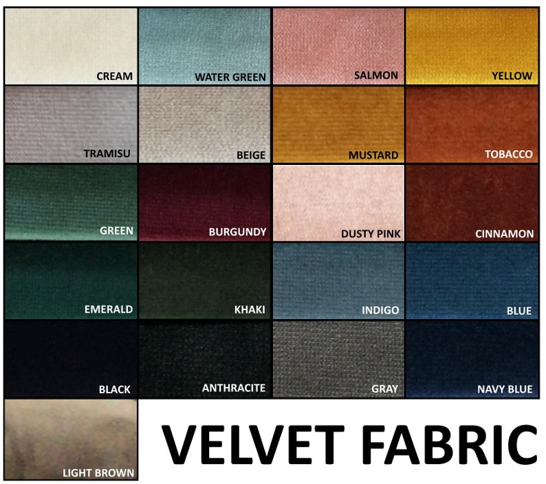 Velvet Fabric Cushion Bench Cushion Daybed Cushion Etsy