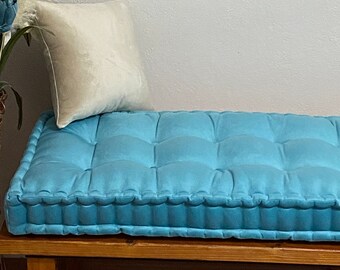 Suet Velvet Bench Cushion | French Style Floor Pillow