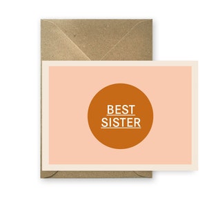 Affirmationskarte, Best Sister