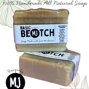 Goats Milk and Turmeric Soap ~ 100% Handmade and All Natural