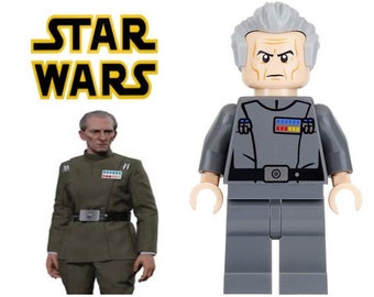 Star Wars GRAND MOFF TARKIN Custom Carded Mini-fig Minifigure ANH Empire