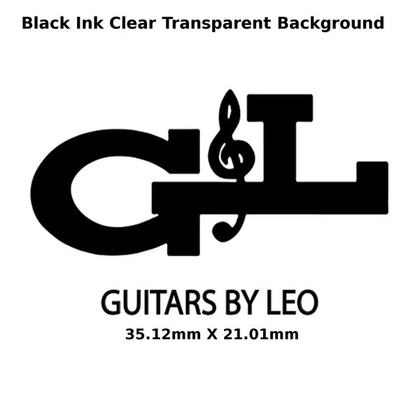 G&L Guitar Decal Head stock Foil Water slide Restoration Logo 286b