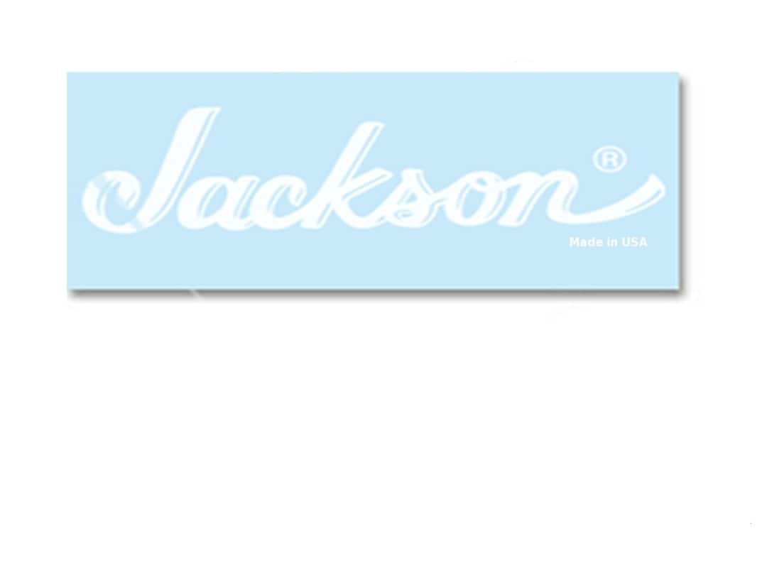Jackson Guitar Decal Headstock Restoration Waterslide Decal 44wb Etsy