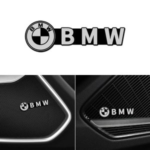 Compatable with BMW Aluminum Car Decal Badge Sticker Auto Emblem M123-4