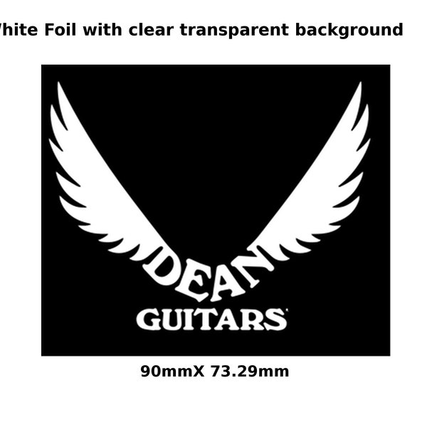 Washburn Dean Dime Guitar Decal Headstock Water Slide Restoration Logo 192wb