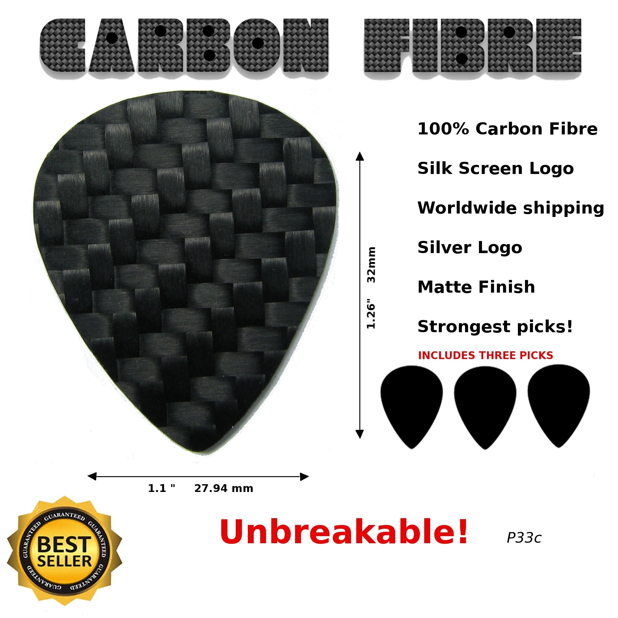 Carbon cheap fiber picks
