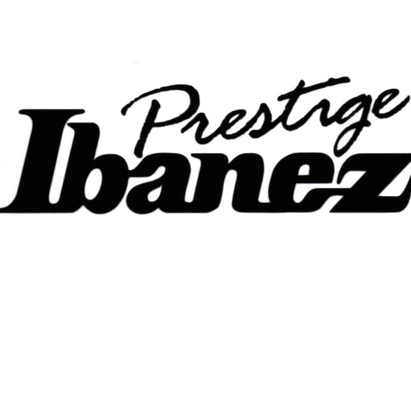 Ibanez Prestige Guitar Decal Headstock Restoration Waterslide Decal 42b