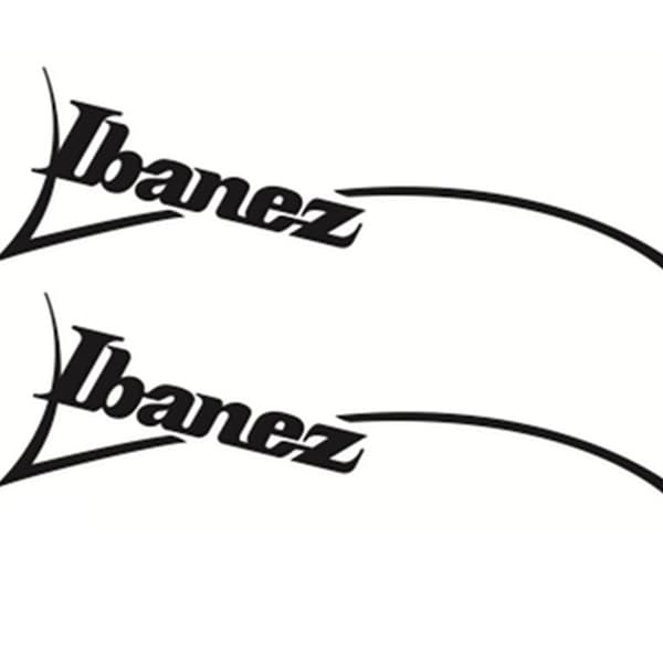 Ibanez Swoosh Guitar Decal Headstock Restoration Waterslide Decal 33