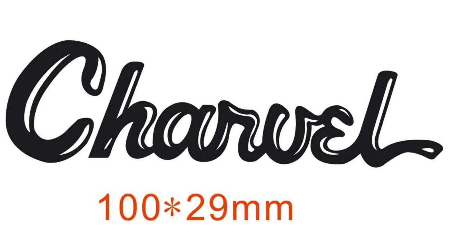Charvel Guitar Decal Headstock Restoration 3D Laser Cut Metal - Etsy