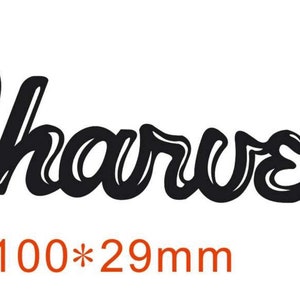 Charvel Guitar Decal Headstock Restoration 3D Laser Cut Metal - Etsy