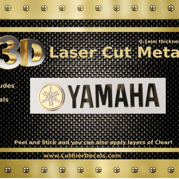 Yamaha Guitar Headstock Decal Etsy