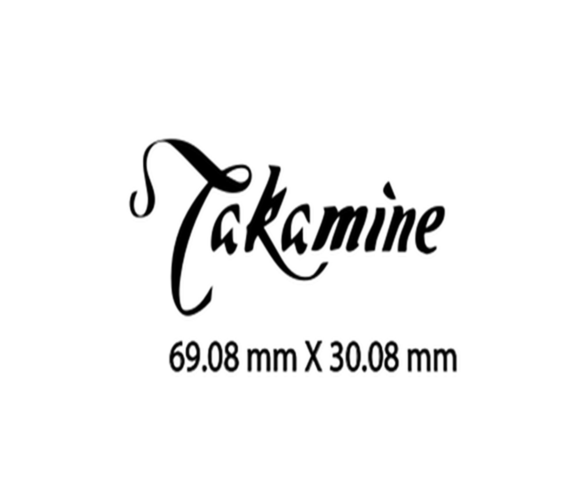 Takamine Guitar Decal Gold Metal Laser Sticker Headstock Etsy