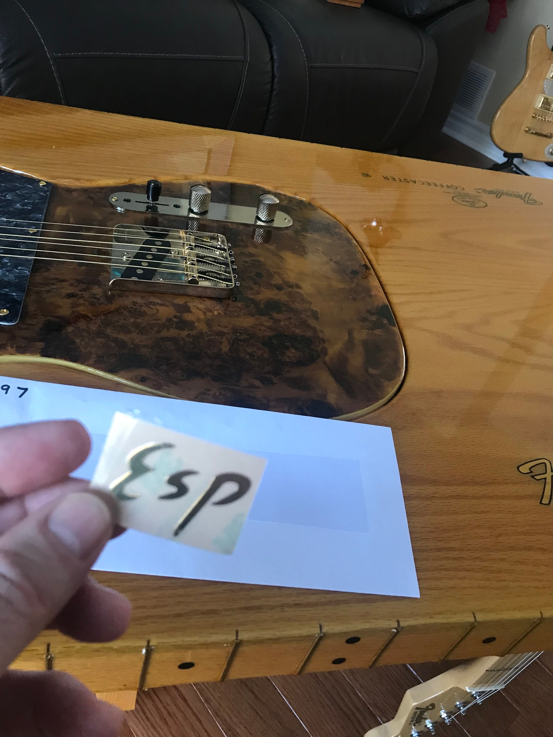 ESP Guitar Decal Headstock Restoration Metal Logo Sticker Etsy Australia