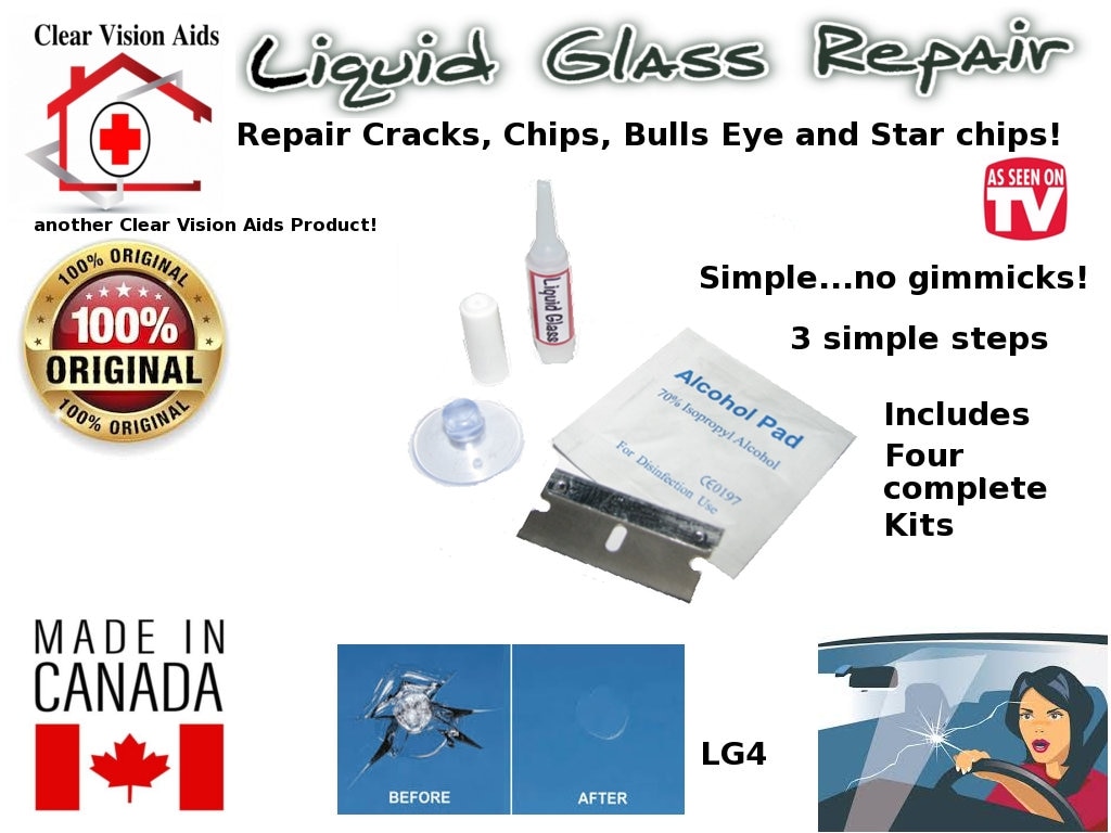 Generic Kits de réparation de vitres pare-brise outils fissure