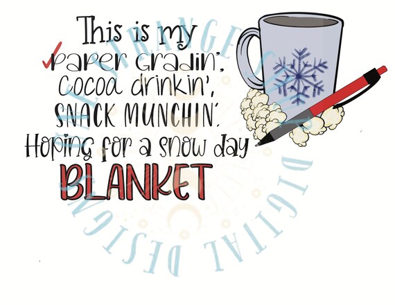 Teacher Blanket PNG