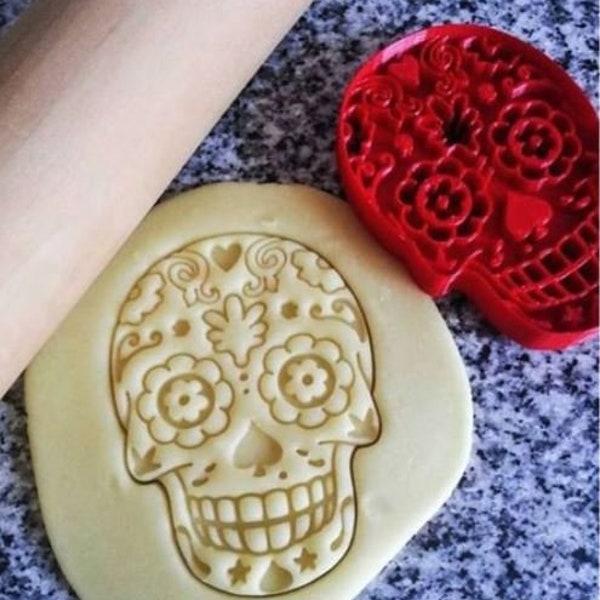 Emporte-pièce gâteaux cookies Santa Muerte 3D Nombreux coloris au choix